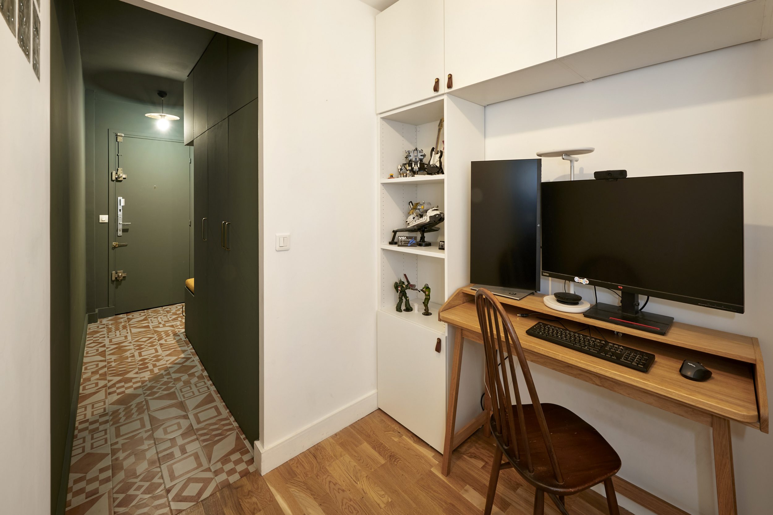 Entrée et bureau après les travaux
