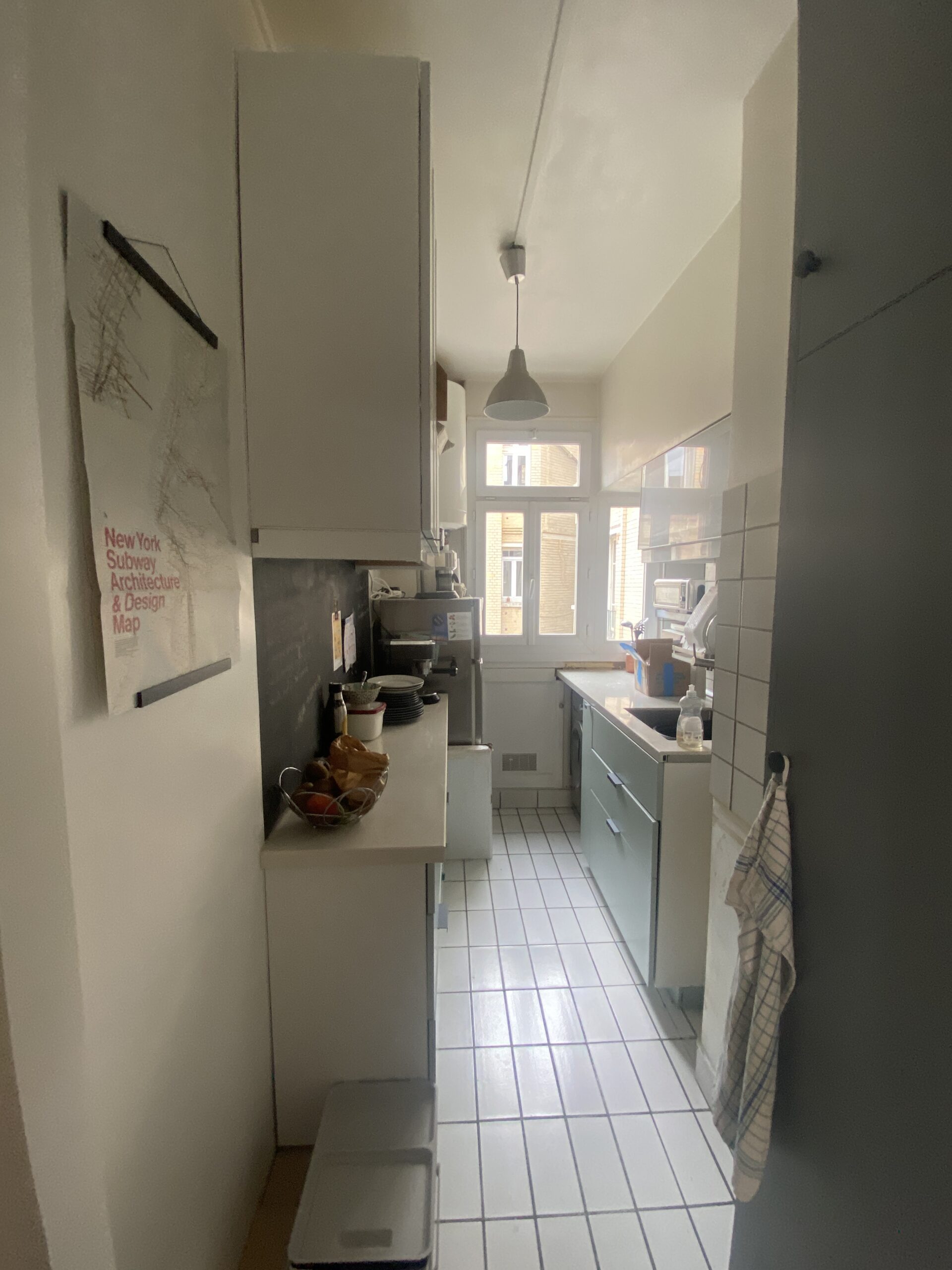 la salle de bain avant les travaux