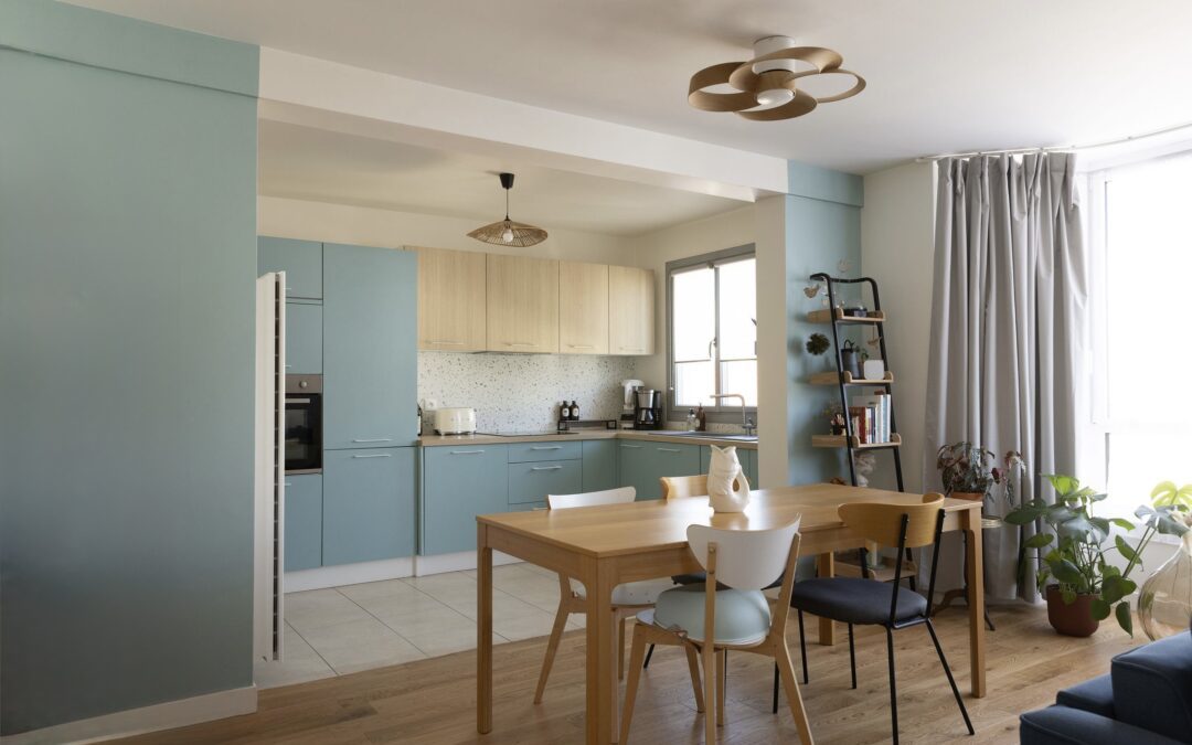 Agrandissement appartement sur le studio mitoyen à Clichy