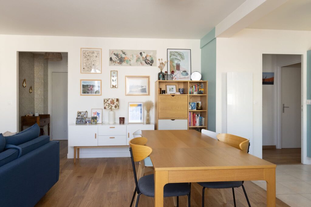 Circulation et zones jour:nuit optimisées – Extension appartement Clichy